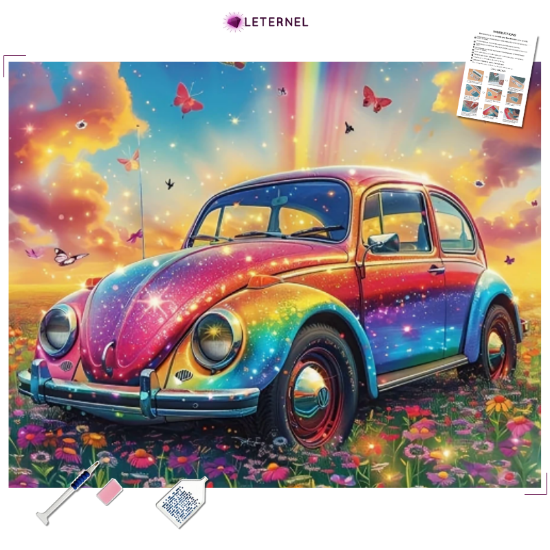 Broderie Diamant - Cocci multi couleurs