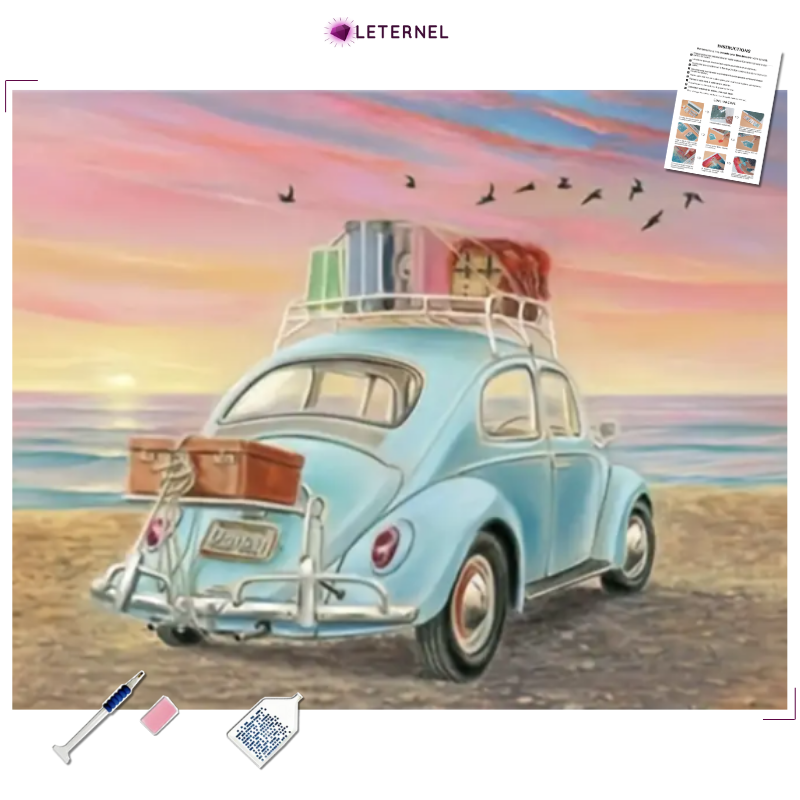 Broderie Diamant - Cocci vacances