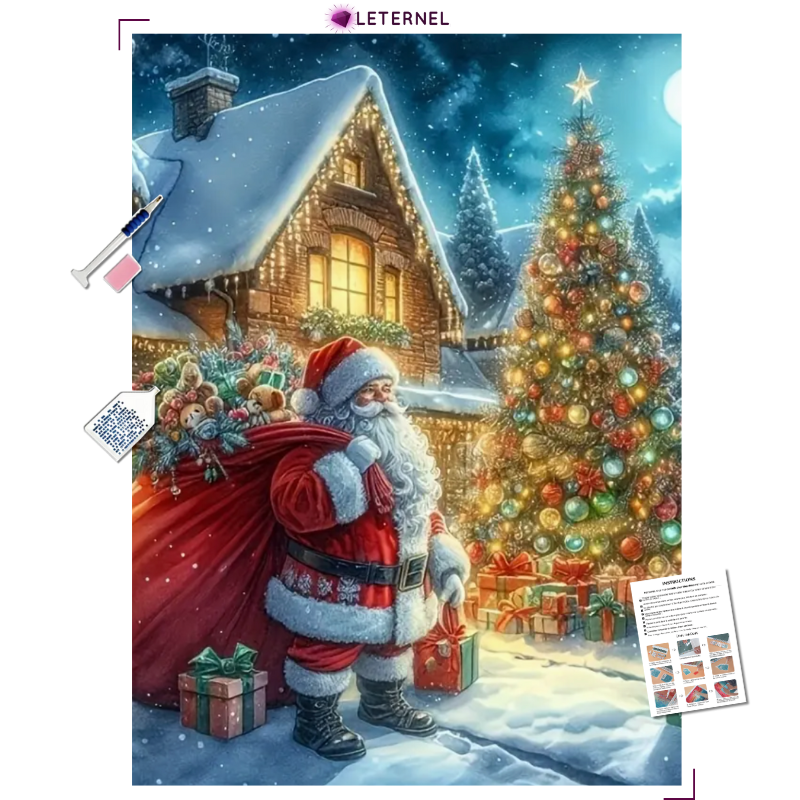 Broderie Diamant - Collecte Père Noël