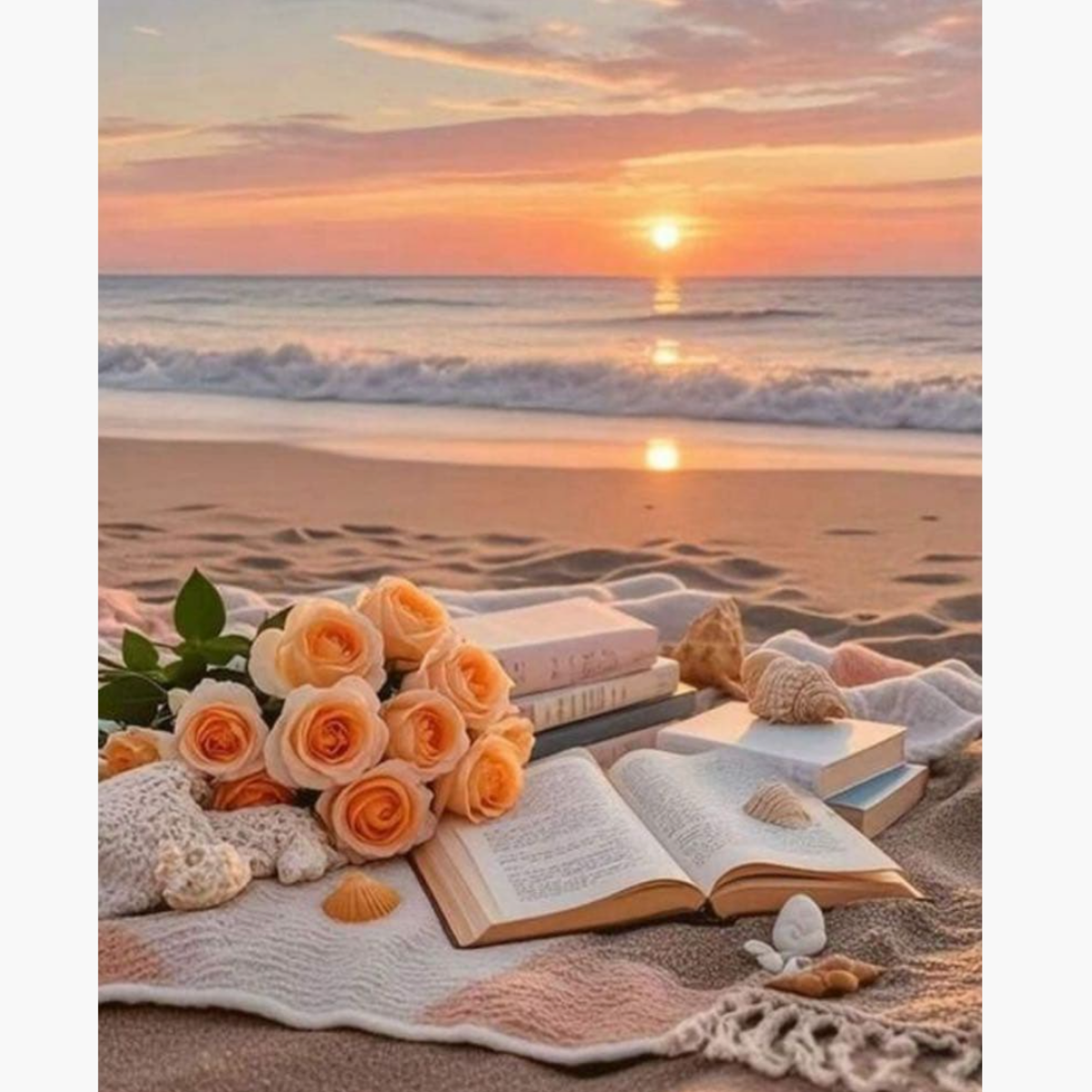 Broderie Diamant - Livres plages