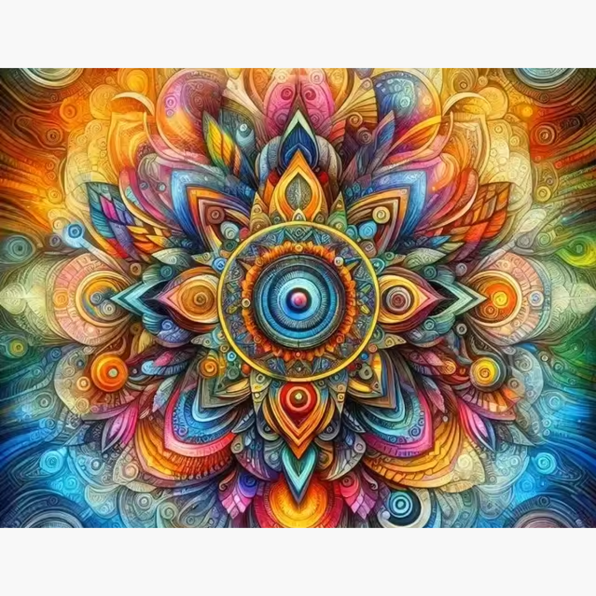 Broderie Diamant - Étoile mandala