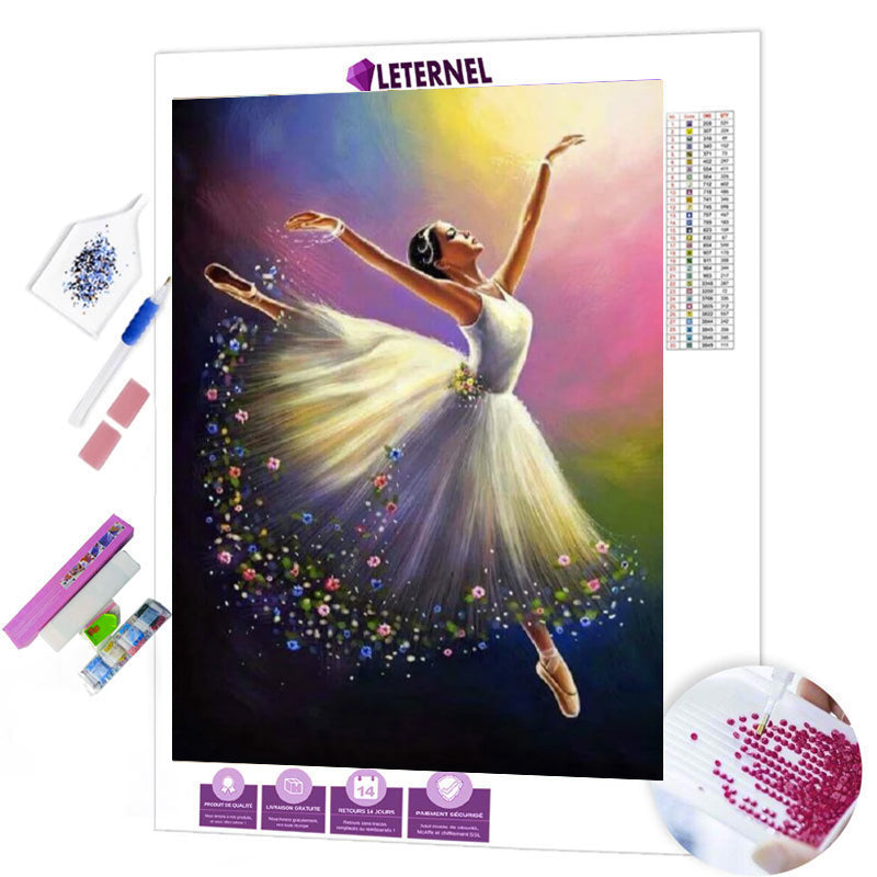 Broderie Diamant - Danseuse classique