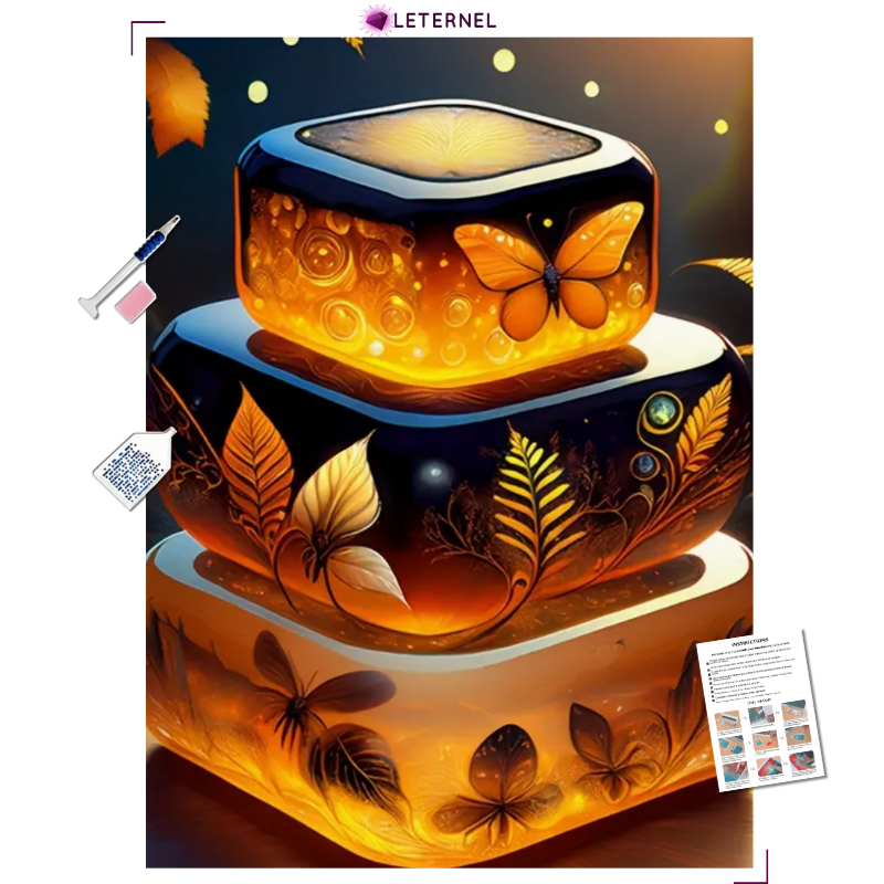 Broderie Diamant - Déco automne