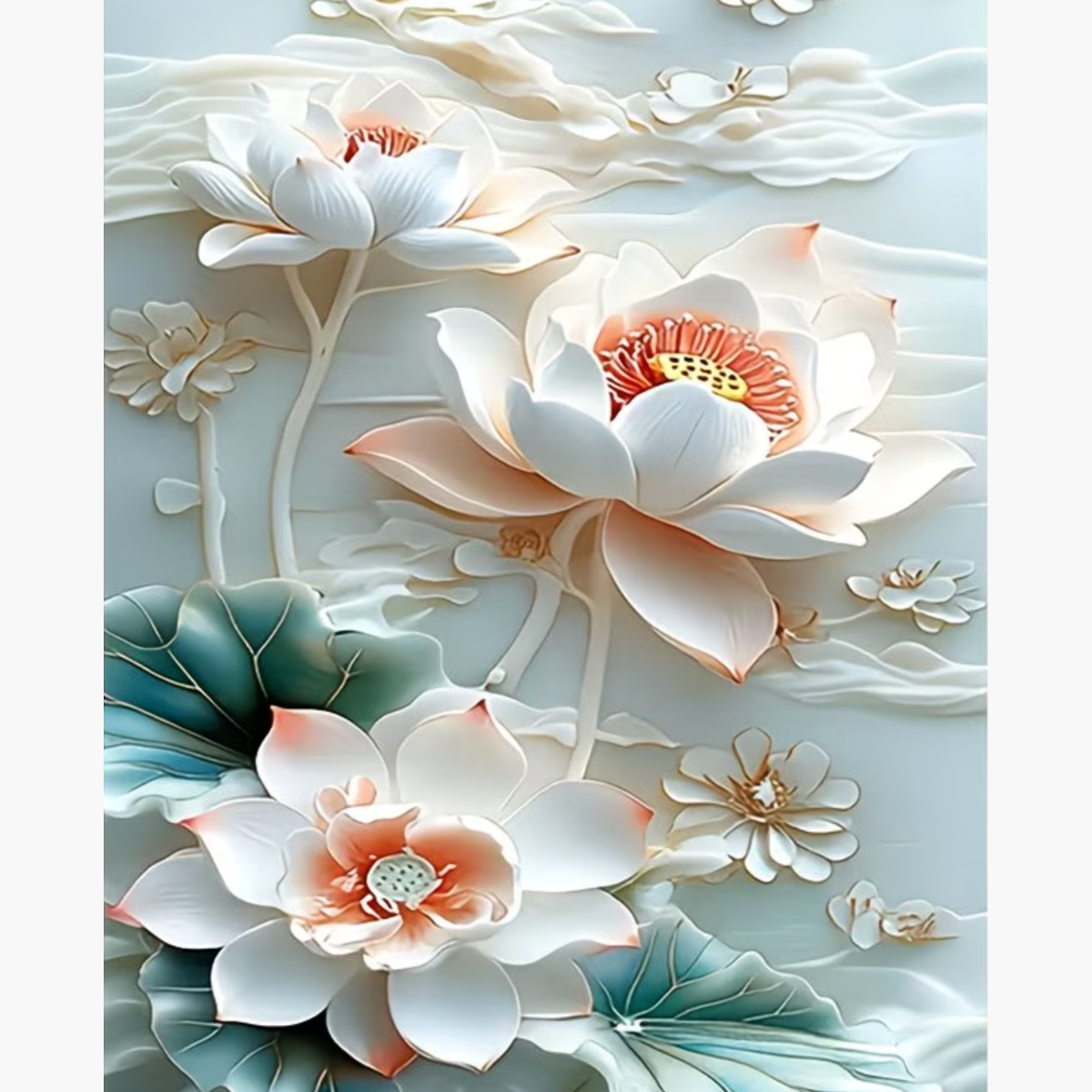 Broderie Diamant - Déco florale