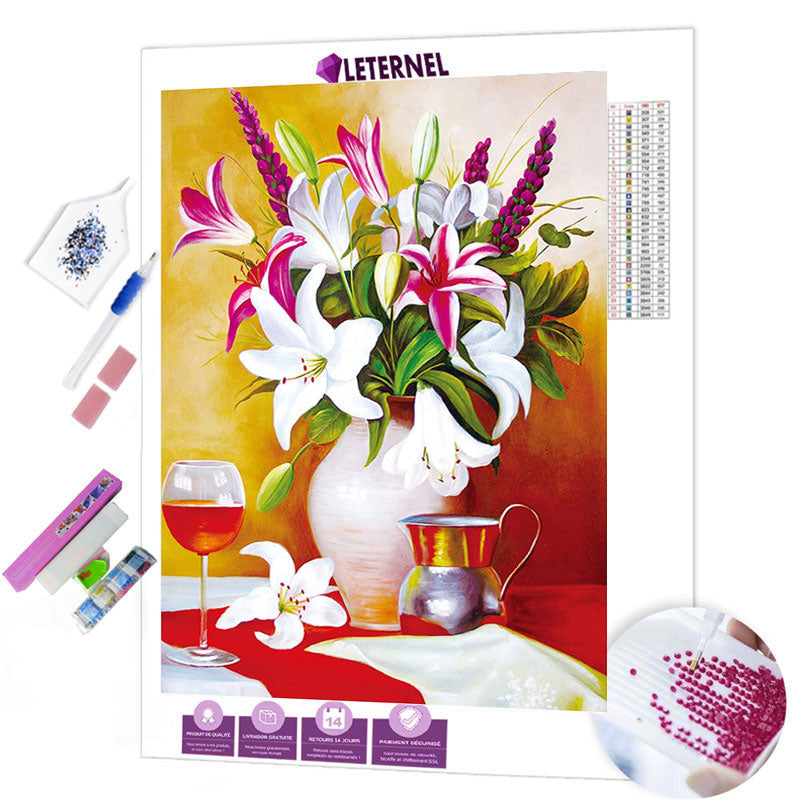 Broderie Diamant - Décoration de table