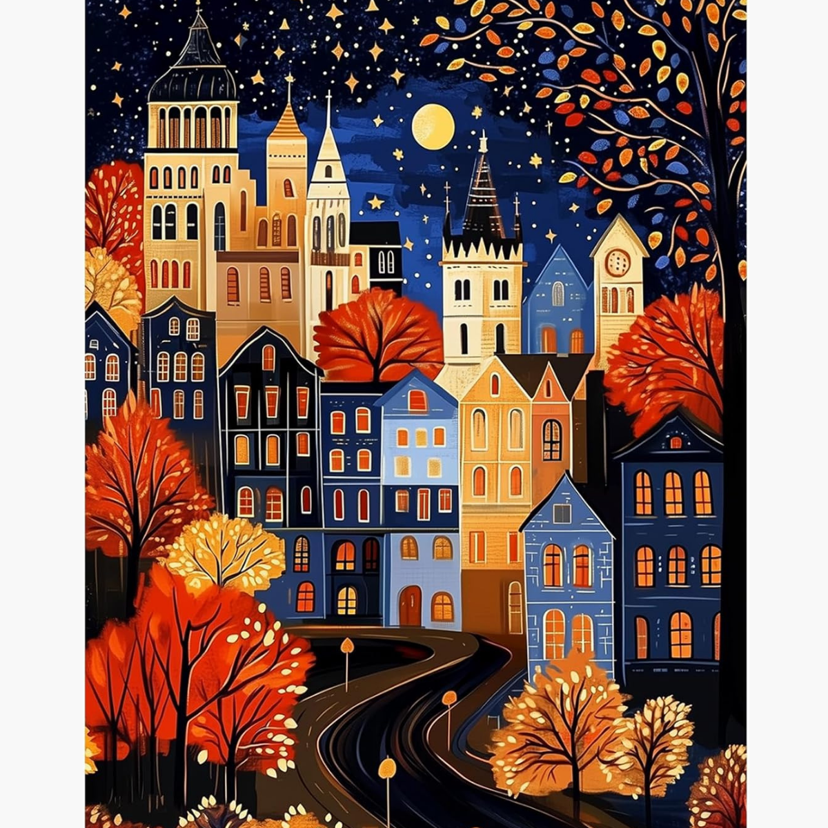Broderie Diamant Dessin Amsterdam – Kit complet broderie diamant | LETERNEL