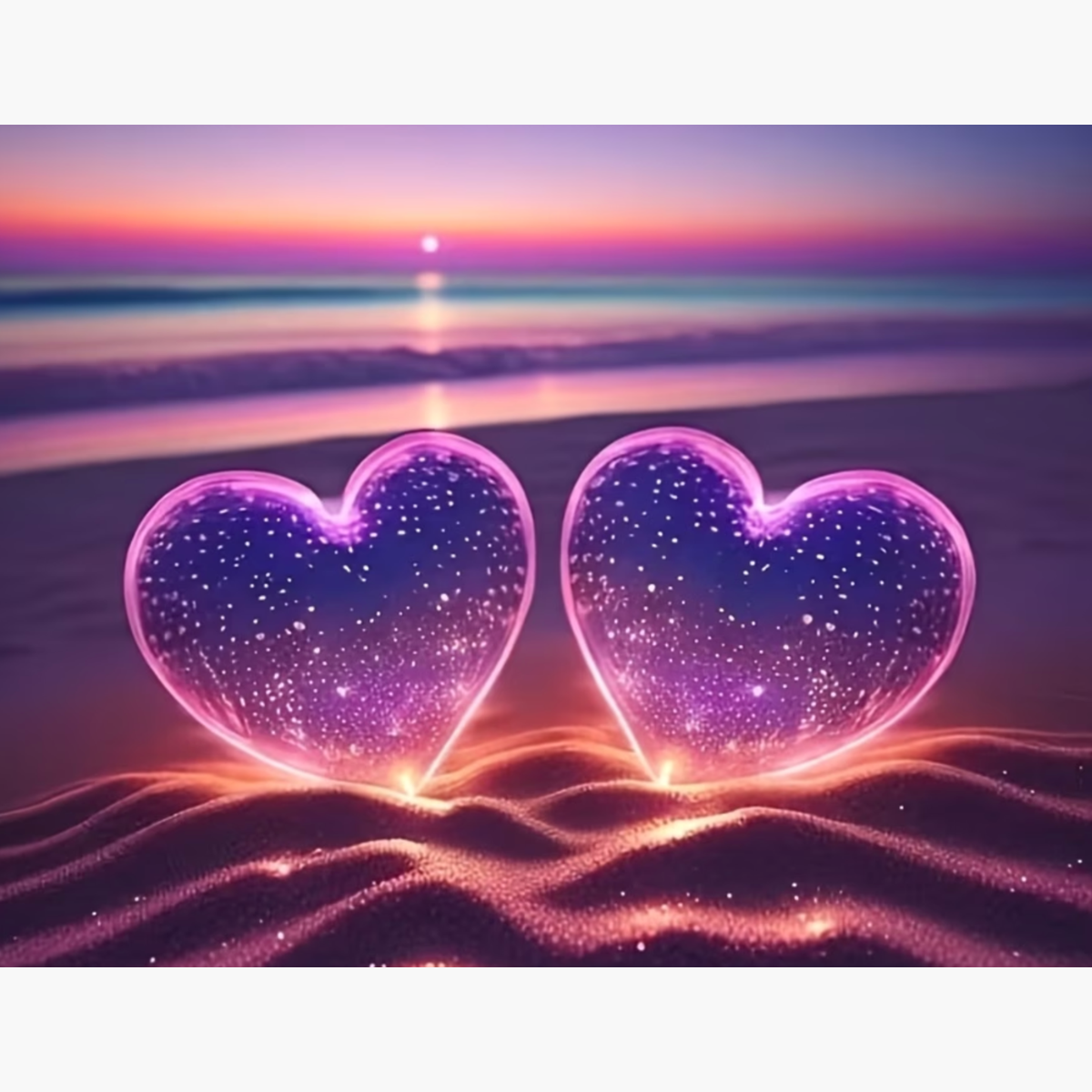 Kit Diamond Painting – Duo coeurs | LETERNEL