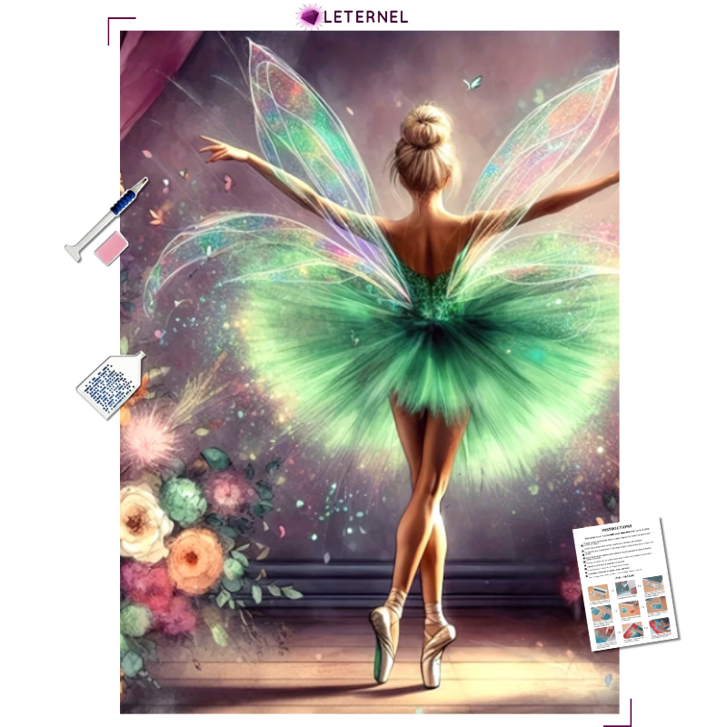 Broderie Diamant - Elfe lotus