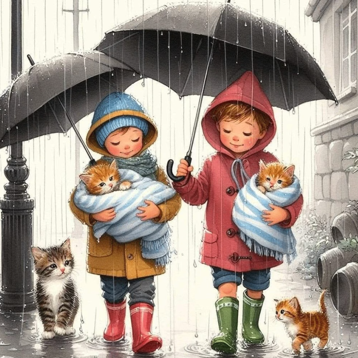 Kit Diamond Painting – Enfants chatons | LETERNEL