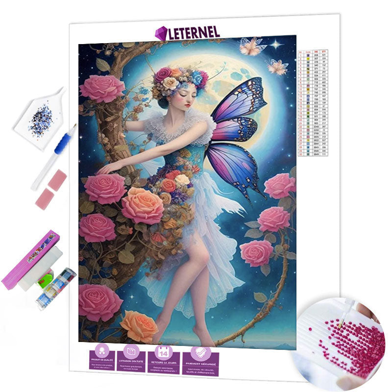 Broderie Diamant - Fée fantastique