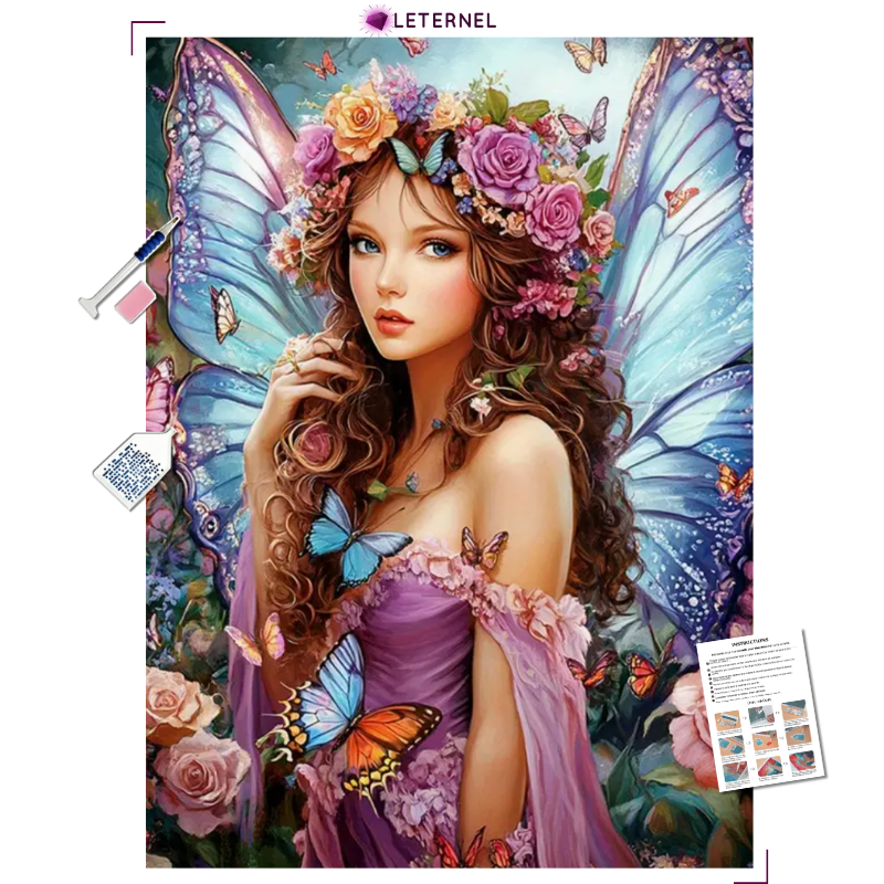 Broderie Diamant - Fée Couronne