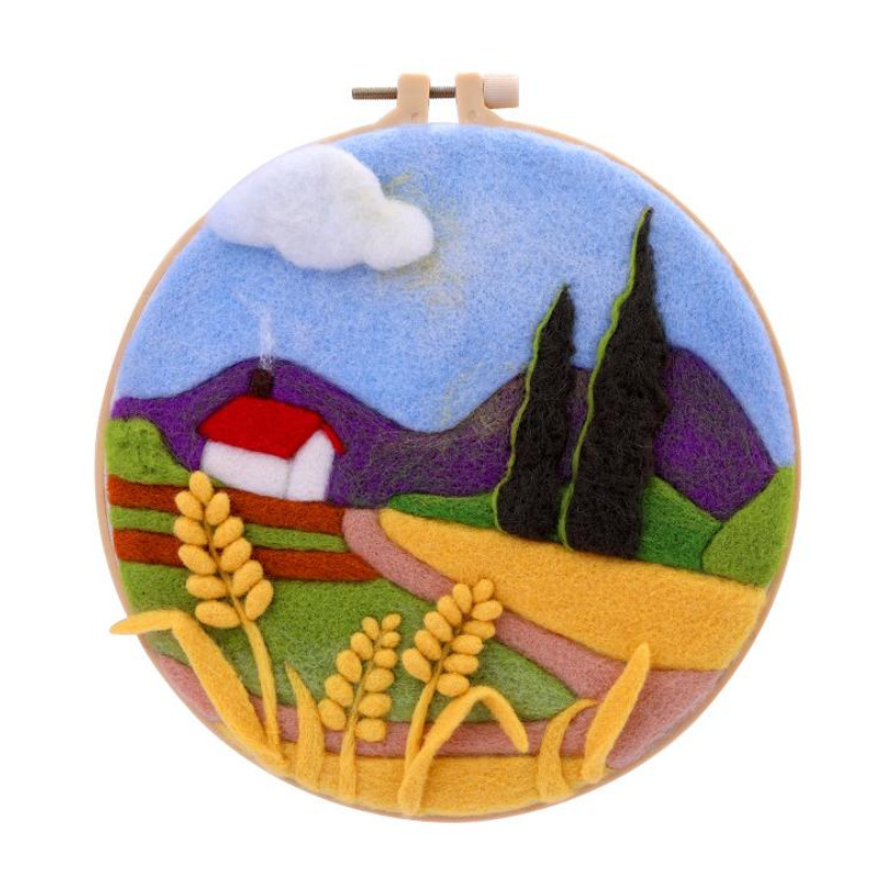 Feutrage à l&#39;aiguille - Ferme