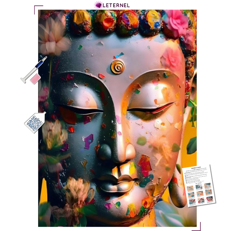 Broderie Diamant - Image Bouddha
