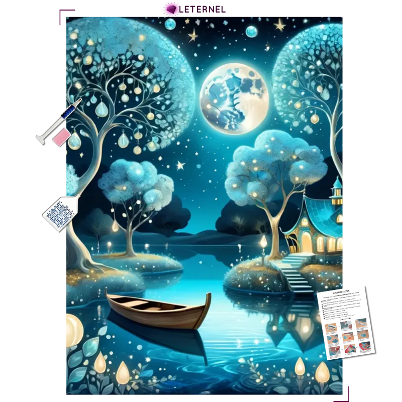 Broderie Diamant - Jardin d&#39;hiver