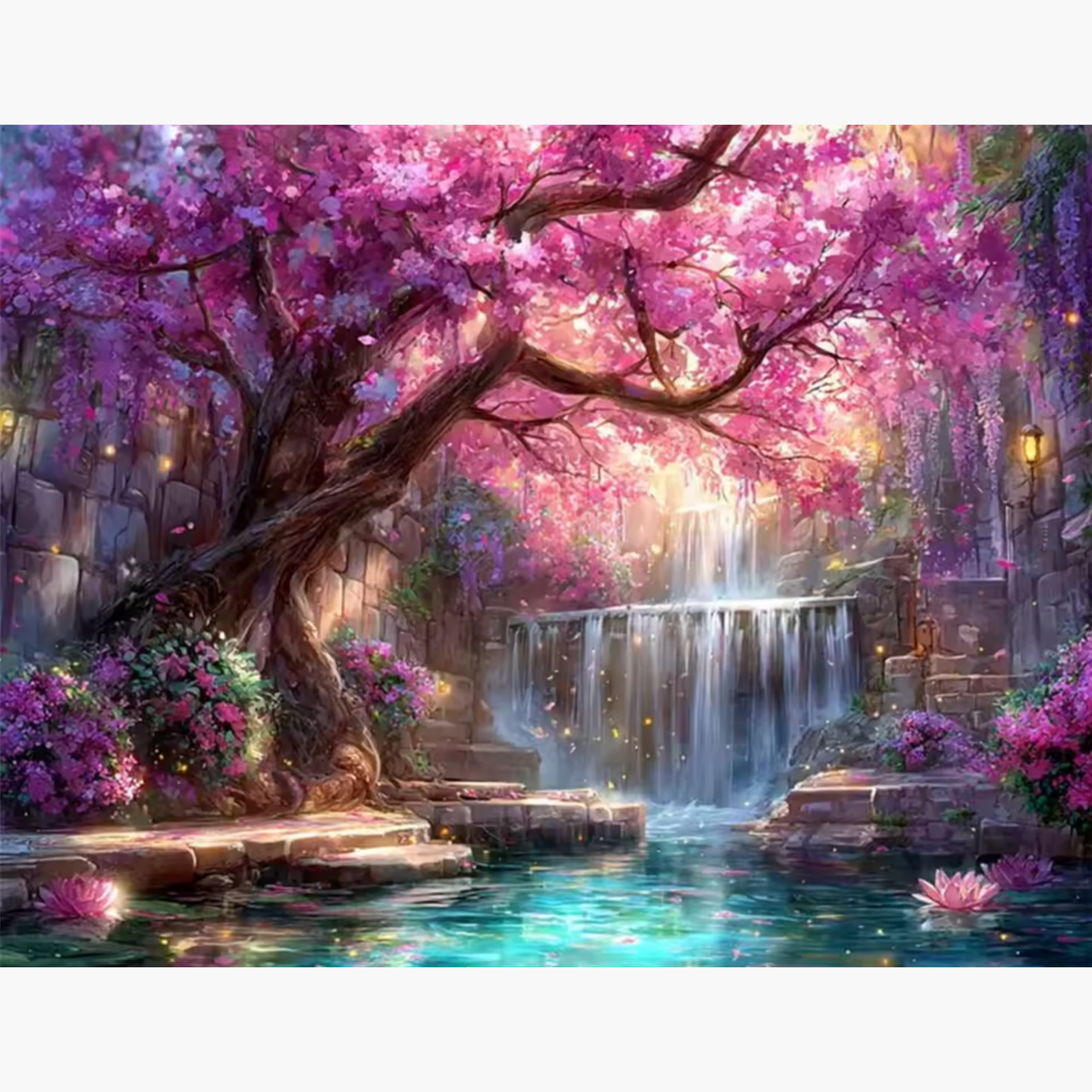 Broderie Diamant - Jardin secret