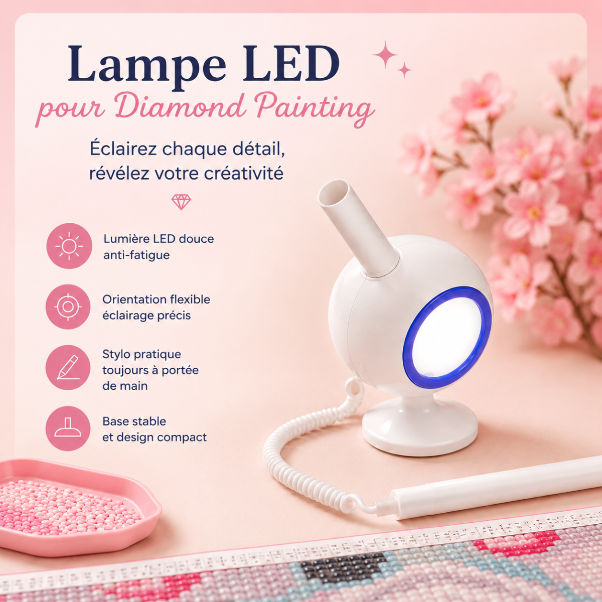 Lampe LED avec Stylet Intégré