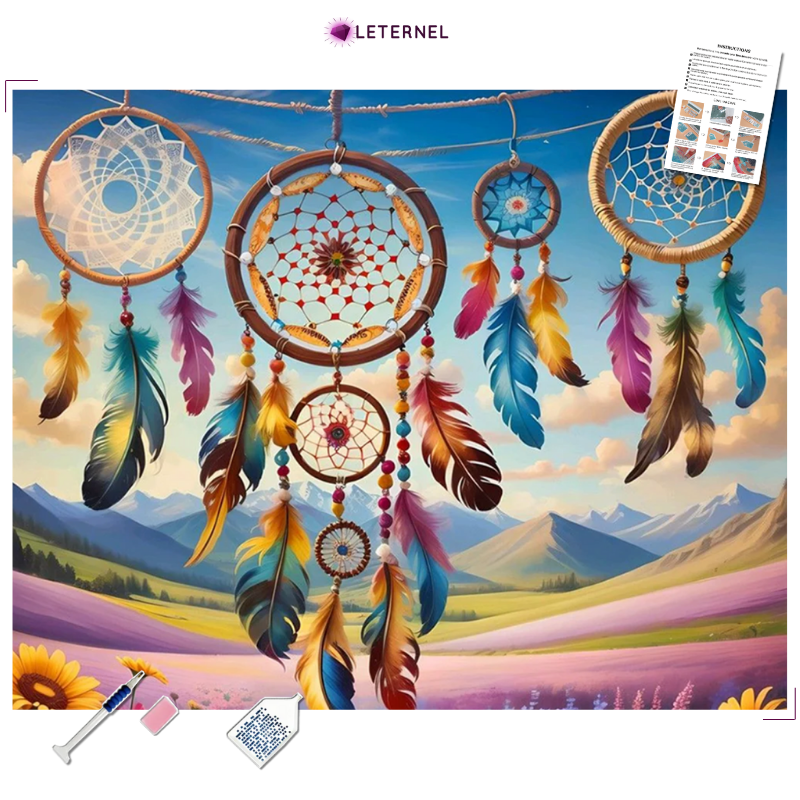 Broderie Diamant - Ligne attrape rêve