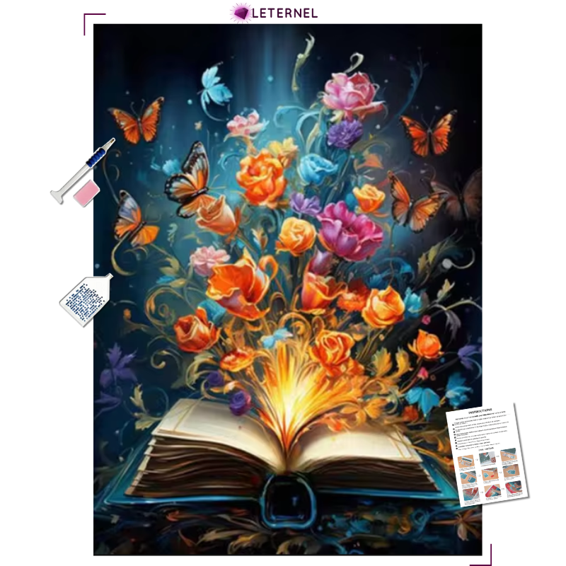 Broderie Diamant - Livre automne