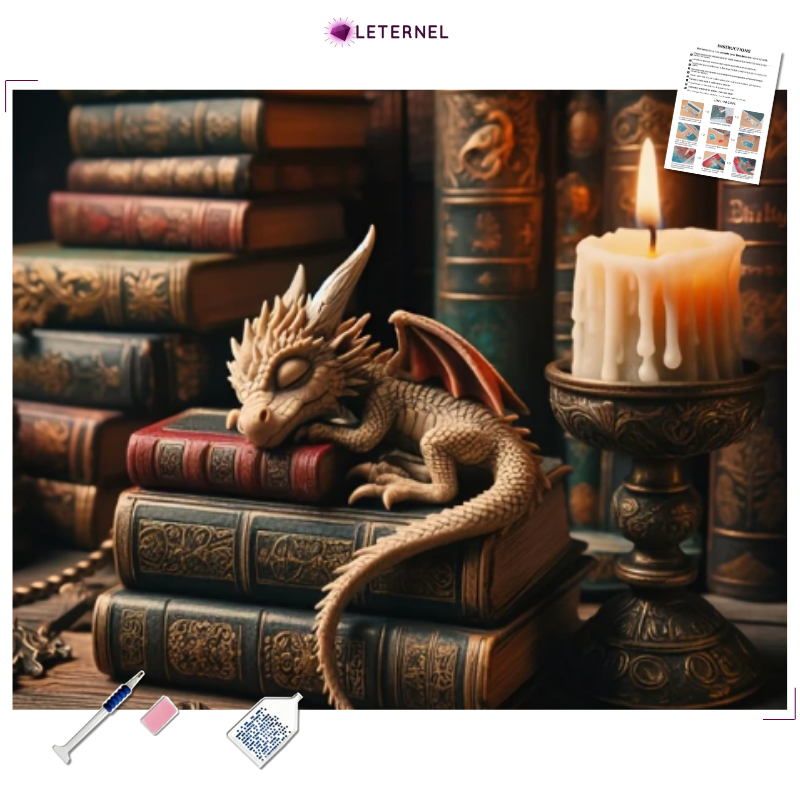 Broderie Diamant - Livres dragon
