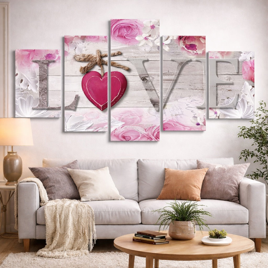 Broderie Diamant - Multi panel - Love