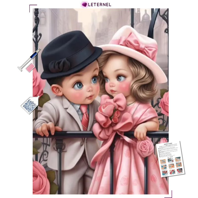 Broderie Diamant - Mafia kids