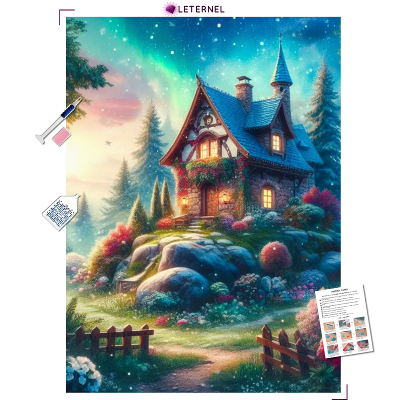 Broderie Diamant - Manoir Forêt