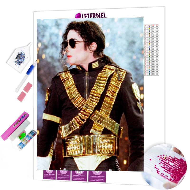 Broderie Diamant - Mickael Jackson