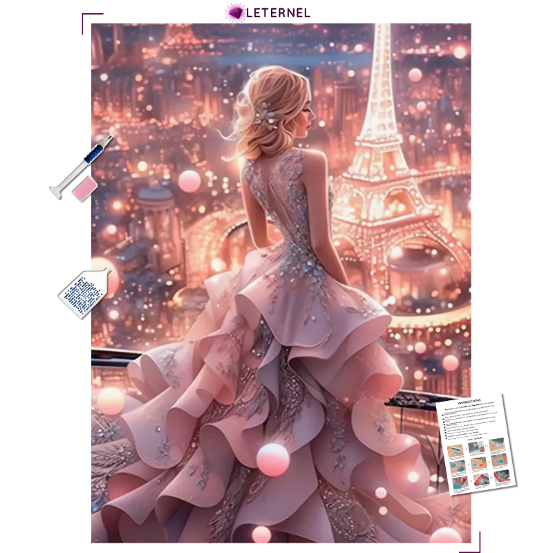 Broderie Diamant - Modèle Paris
