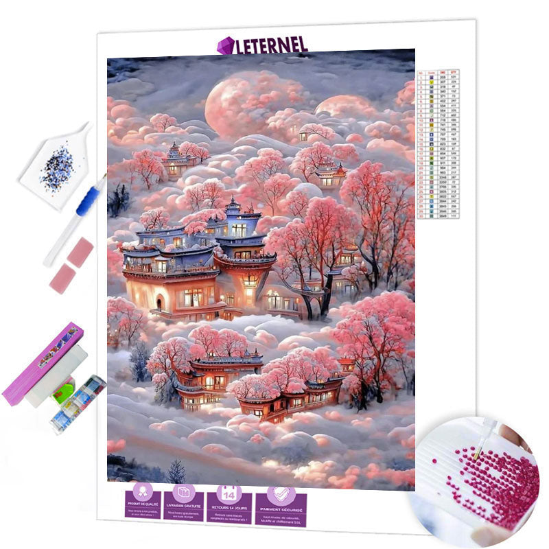 Broderie Diamant - Monde des nuages