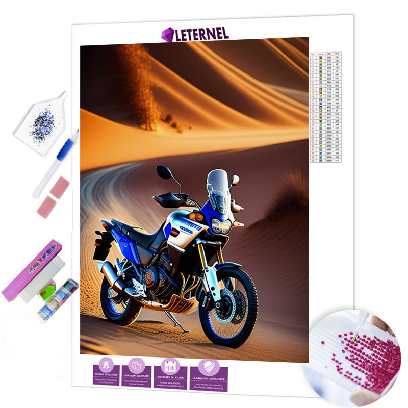 Broderie Diamant - Moto Sahara