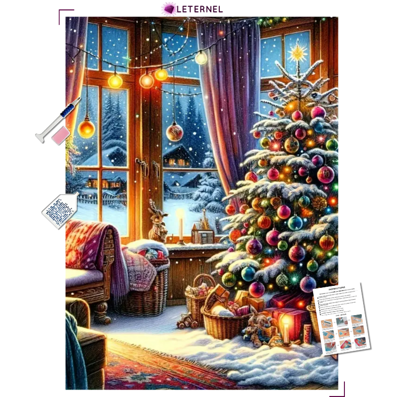 Broderie Diamant - Nuit de Noël