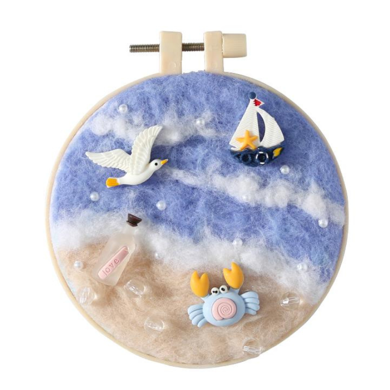 Feutrage à l'aiguille - Océan