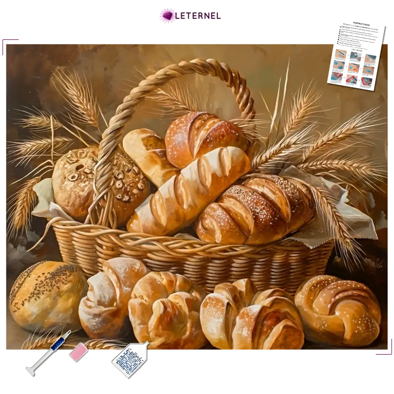 Broderie Diamant - Panier pains