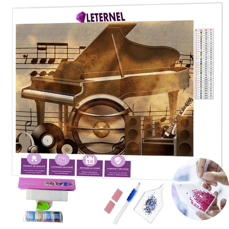 Broderie Diamant - Partition piano