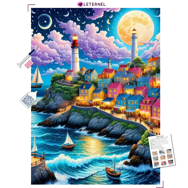 Broderie Diamant - Peinture phares