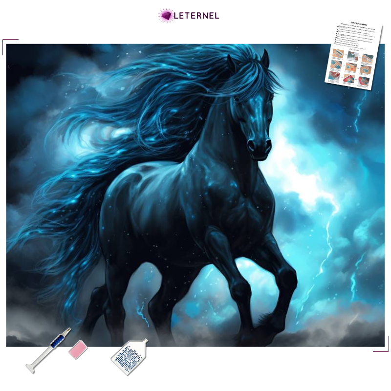 Broderie Diamant - Percheron