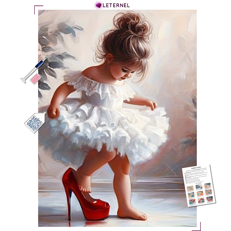 Broderie Diamant - Petite femme