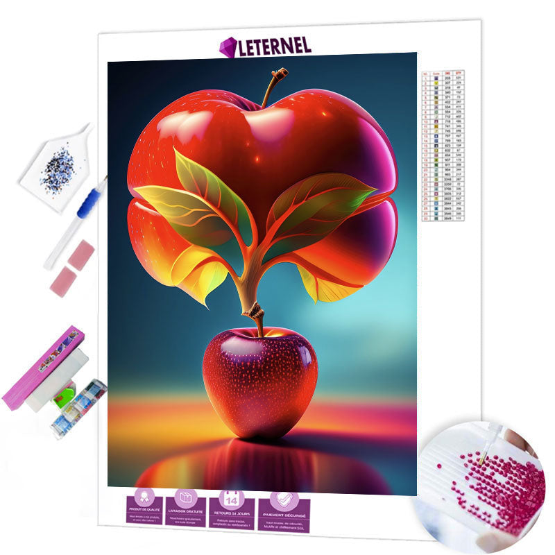Broderie Diamant - Pomme majestueuse