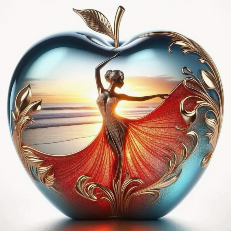 Broderie Diamant - Pomme danseuse