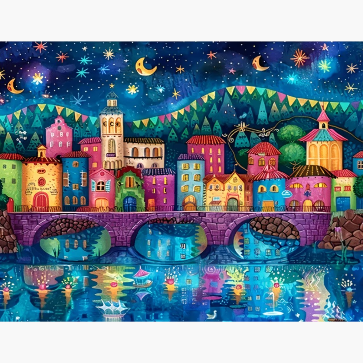 Broderie Diamant - Pont village