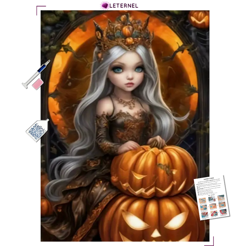 Broderie Diamant - Princesse halloween