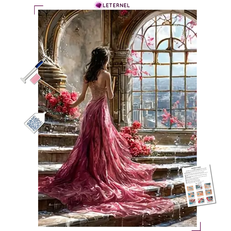 Broderie Diamant - Princesse d'eau