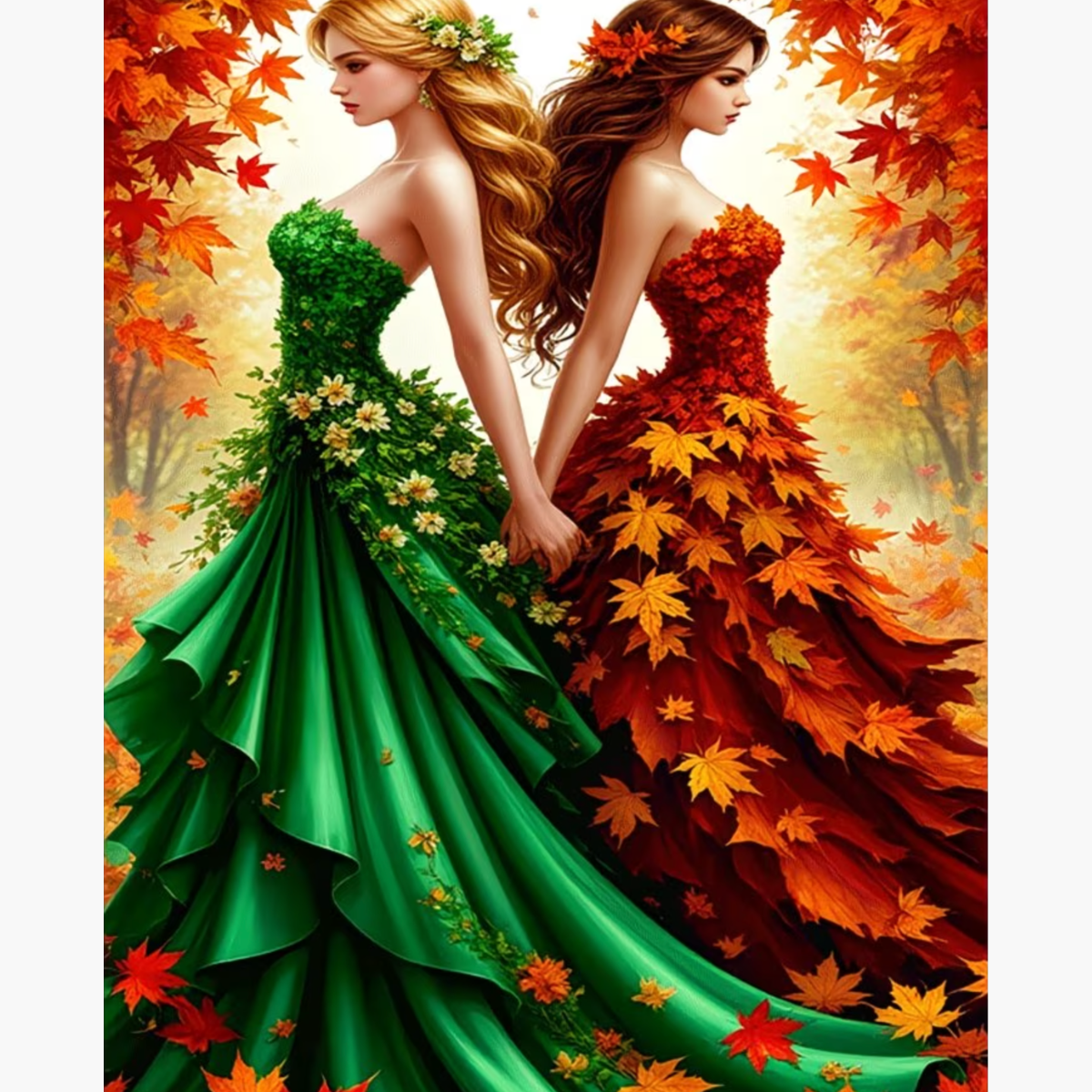 Broderie Diamant - Princesses forêts
