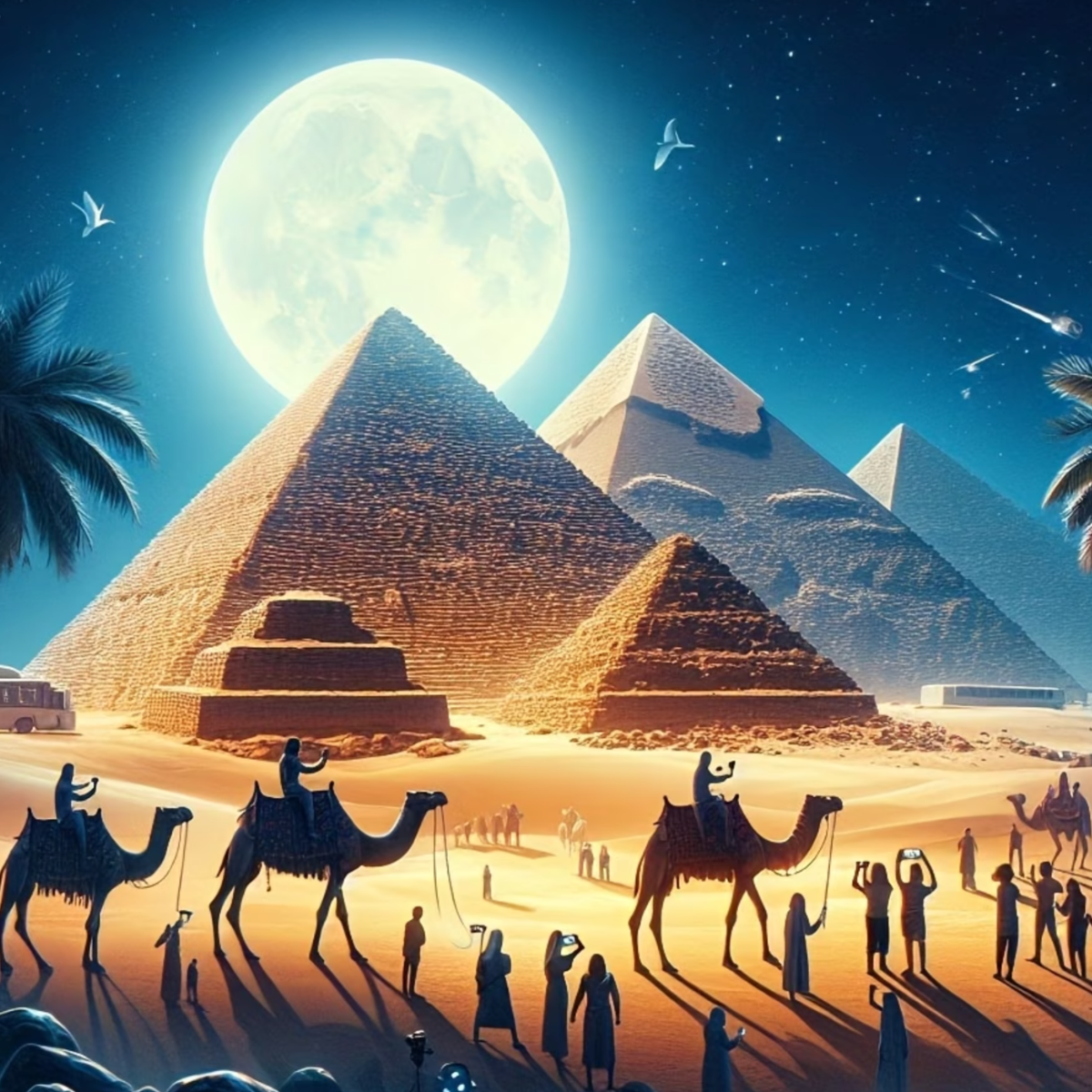 Broderie Diamant - Pyramides lune