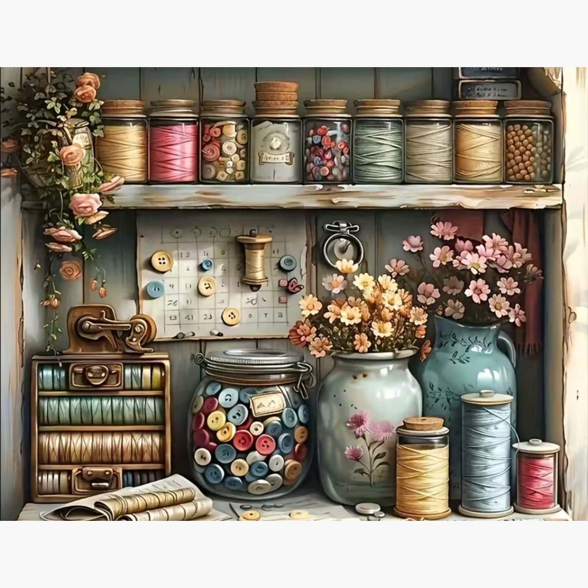 Broderie Diamant - Rangement couture