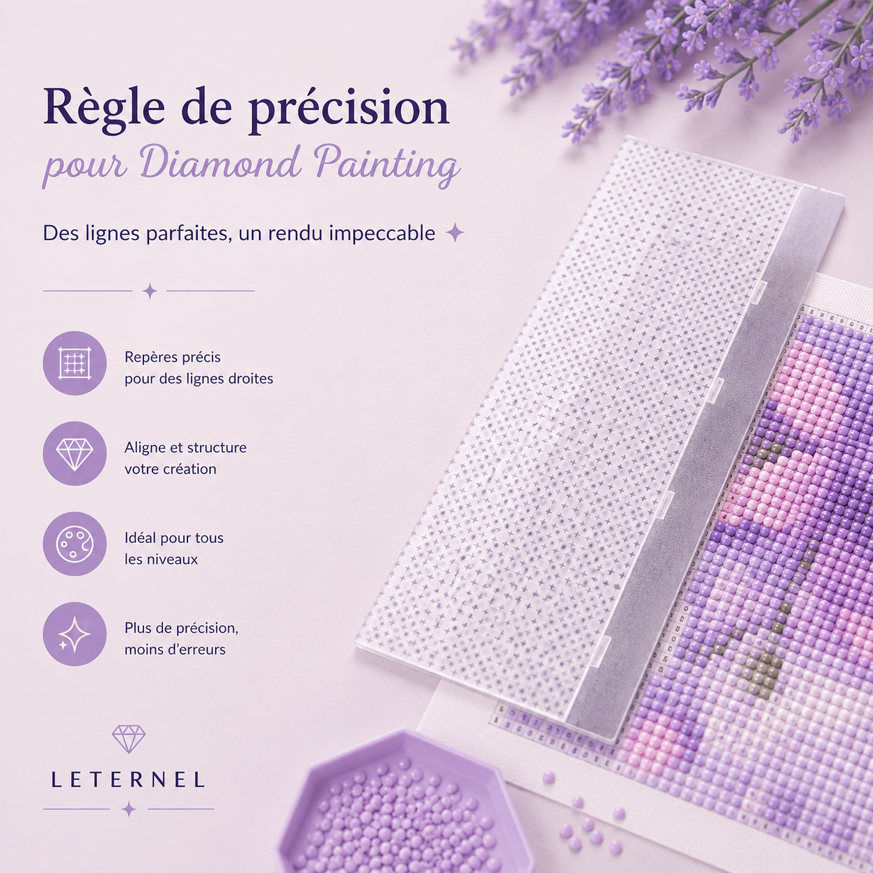 Règle d’Alignement Diamond Painting