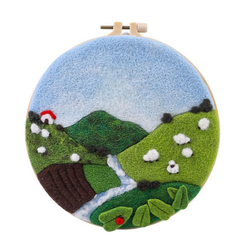 Feutrage à l'aiguille - Ruisseau