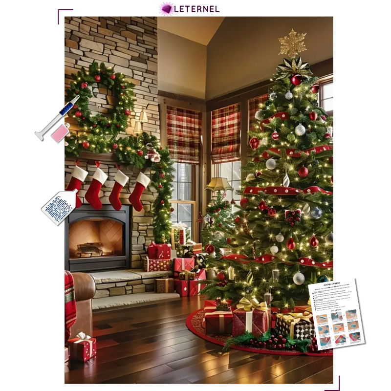 Broderie Diamant - Salon Noël