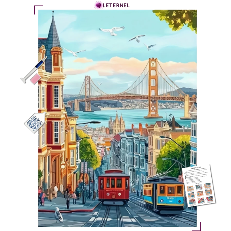 Broderie Diamant - San Francisco