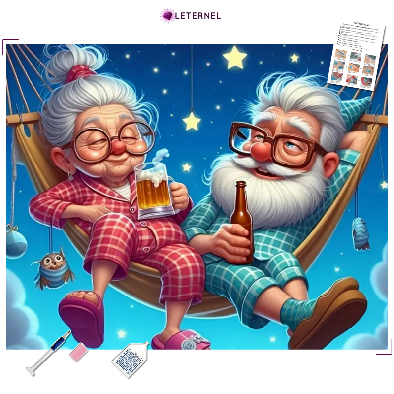 Broderie Diamant - Soirée couple